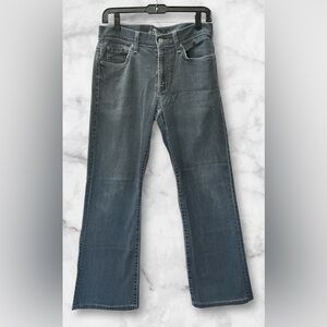 7 For All Mankind Blue Bootcut Mid Rise Boho Westerncore Denim Jeans Size 30
